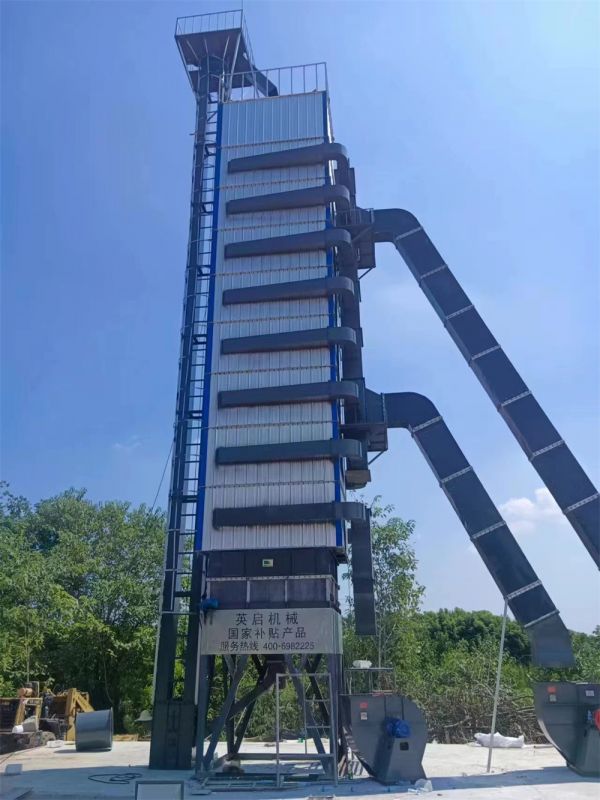 新型環抱式環保節能型糧食烘干塔150T